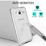 Galaxy Sky Case,Galaxy J3 2016/J3 V Case,Galaxy Express/Amp Case,Galaxy Sol Case, Jeylly Slim Thin Soft TPU Clear Crystal Shock Absorbing & Scratch Hybrid Rubber Plastic Phone Case Cover