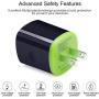 AndHot 2.1A USB Charging Block Brick Box Cube with 6ft Type C Fast Charging Charger Cable Compatible with LG Stylo 5/4 G8 V50, Moto G8 G7 Power Play G6 Plus Z4 X5, Google Pixel 4 3a 2 XL, OnePlus 7 6T