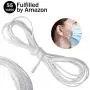 55 Yards 1/8 Inch High Elastic Bands for DIY Masks, 3mm White Wide Elastic String Rope for Self-Making Masks, DIY Sewing Craft 55 Yards 1/8 Inch High Elastic Bands for DIY Masks, 3mm White Wide Elastic String Rope for Self-Making Masks, DIY Sewing Craft