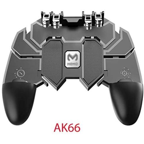 Smartphone Game Controller for Helper Mobile Phone Multi-Function Gamepade Radiator Handle Water-Cooled Fan Six Fingers PUGB Handle Power Bank-AK66-,