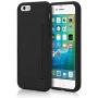Incipio Stowaway Cell Phone Case for Apple iPhone 6 - Retail Packaging - Black/Black