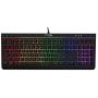 HyperX Cloud II Gaming Headset - 7.1 Surround Sound- Red (KHX-HSCP-RD) with HyperX Alloy Core RGBMembrane Gaming Keyboard Comfortable Black - Bundle