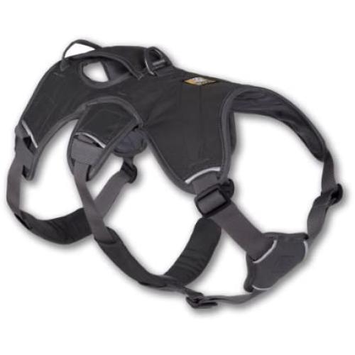 RUFFWEAR - Web Master Secure, Reflective, Multi-Use Harness for Dogs, Twilight Gray, Small