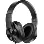 bopmen T3 Wired Over Ear Headphones - Stereo Sound Headphones with Tangle Free Cord Bass Comfortable Headphones, Lightweight Portable for Smartphone Tablet Computer PC Laptop Notebook