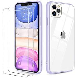 OULUOQI Compatible with iPhone 11 Pro Max Case 2019, Shockproof Clear Case with Hard PC Shield+Soft TPU Bumper Cover Cases for iPhone 11 Pro Max 6.5 inch.