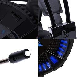Computer Stereo Gaming Headphones Earphones Back-Light Game Headset for Mobile Phone PS4 PC Gamer with Microphone