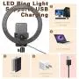 Ring Light 10" with Tripod Stand & Phone Holder for YouTube Video, Desktop Camera Led Ring Light for Streaming, Makeup, Selfie Photography Compatible with iPhone Android Ring Light 10" with Tripod Stand & Phone Holder for YouTube Video, Desktop Camera Led Ring Light for Streaming, Makeup, Selfie Photography Compatible with iPhone Android