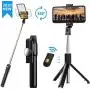 Selfie Stick, Extendable Selfie Stick Tripod with Detachable Wireless Remote and Tripod Stand Selfie Stick for iPhone X/iPhone 8/8 Plus/iPhone 7S9/S9 Plus/S8/S8 Plus/Note8,Huawei,More (Black) Selfie Stick, Extendable Selfie Stick Tripod with Detachable Wireless Remote and Tripod Stand Selfie Stick for iPhone X/iPhone 8/8 Plus/iPhone 7S9/S9 Plus/S8/S8 Plus/Note8,Huawei,More (Black)