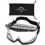 PROTECTIVE EQUIP Safety Goggles Clear Anti Fog Safety Glasses for Eye Protection, Chemistry Goggles for Lab Safety, Protective Eye Wear Goggles for Eye Safety, Multiuse (MEDIUM) PROTECTIVE EQUIP Safety Goggles Clear Anti Fog Safety Glasses for Eye Protection, Chemistry Goggles for Lab Safety, Protective Eye Wear Goggles for Eye Safety, Multiuse (MEDIUM)