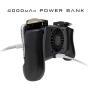 SPACEMAN Mobile Game Controller with Cooling Fan, L1R1 Triggers, 4000mAh Power Bank and Microfiber Cloth. Compatible with Fortnite, PUBG, Most Battle Royale Games. iOS/Android Phones 4-6.4 Inches