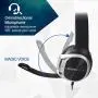 Sades Stereo Gaming Headset for Xbox One PS4 PC,Surround Sound Over-Ear Headphones Anti-Noise Mic,Volume Control Laptop, Mac,Smartphone, iPad -(R17 Black Silver)