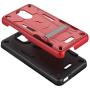 Phonelicious Radiant Core Cricket Icon Smartphone Case with kickstand Heavy Duty Rugged Slim Durable Hybrid Dual Layer Shockproof Phone Cover Compatible Cricket Icon (Red)