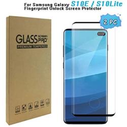 Galaxy S10E/S10Lite Screen Protector, [9H Hardness][Ultra-Clear][Bubble Free] Tempered Glass Screen Protector Compatible with Samsung Galaxy S10E