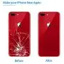 Vimour Back Glass Replacement for iPhone 8 Plus 5.5 Inches All Carriers with Pre-Installed Camera Lens, Bracket, Adhesive and Repair Tool Kits (Red)