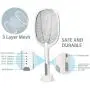 Large Electric Fly Swatter, Rechargeable Bug Zapper Racket, Mosquito Killer Racket for Indoor and Outdoor, 3-Layer Touch Mesh, USB Charge, 21.2''x 8.6'' Large Electric Fly Swatter, Rechargeable Bug Zapper Racket, Mosquito Killer Racket for Indoor and Outdoor, 3-Layer Touch Mesh, USB Charge, 21.2''x 8.6''