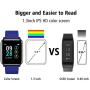 L8star Fitness Tracker HR, Activity Tracker with 1.3inch IPS Color Screen Long Battery Life Smart Watch with Sleep Monitor Step Counter Calorie Counter Smart Bracelet for Women Men