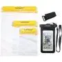 YUMQUA Clear Waterproof Bags, Water Tight Cases Pouch Dry Bags for Camera Mobile Phone Maps Pouch Kayak Military Boating Document Holder - 4 Piece Set YUMQUA Clear Waterproof Bags, Water Tight Cases Pouch Dry Bags for Camera Mobile Phone Maps Pouch Kayak Military Boating Document Holder - 4 Piece Set