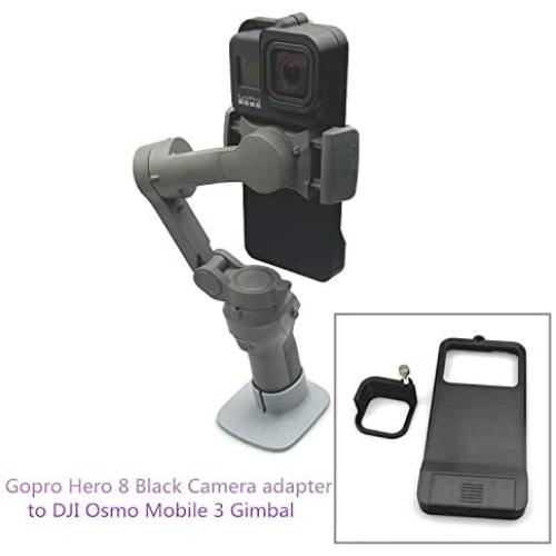 Handheld Gimbal Adapter Switch Mount Plate for GoPro Hero 8 Black Camera Switch Mount Plate Adapter for DJI Osmo Mobile 3 Handheld Gimbal Adapter Switch Mount Plate for GoPro Hero 8 Black Camera Switch Mount Plate Adapter for DJI Osmo Mobile 3