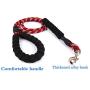 xiao jia hao 5-Foot Dog Leash with Comfortable upholstered Handles and High reflectiveare Suitable for Medium and Large Dogs