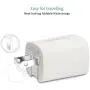 Tranesca Dual USB Wall Chargers for iPhone Xs/Xs Max,iPhone XR/8/7/6S/6S Plus/6 Plus/6, Samsung Galaxy S7/S6/S5 Edge, LG, HTC, Moto, Kindle and More-2 Pack (White)