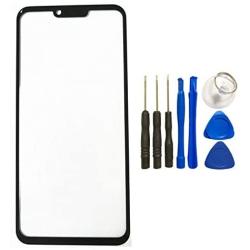 for LG G8 Thinq Front Outer Screen Glass Lens Panel Replacement with Tool