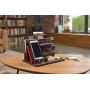 Wood Phone Docking Station Ash Key Holder Wallet Stand Watch Organizer Men Gift Husband Wife Anniversary Dad Birthday Nightstand Purse Father Graduation Male Travel Idea Gadgets
