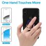Phone Ring Holder Finger Kickstand, Multipurpose Phone Bracket, Universal Air Vent Car Phone Mount 3 in 1 Mobile Phone Stand 360 Degree Rotation(Blue)