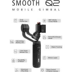 Zhiyun Smooth Q2 Gimbal for Smartphones | (Gimbal + CF Poles)
