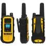 DEWALT DXFRS800 2 Watt Heavy Duty Walkie Talkies - Waterproof, Shock Resistant, Long Range & Rechargeable Two-Way Radio with VOX (6 Pack w/ Gang Charger) (DXFRS800-BCH6)