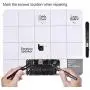 Magnetic Pro Mat Unamela large size writing note mat with dry erase pen - preventing losing screws when repairing cell phone,laptop or other electronics (11.8x9.8)