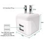 iPhone Wall Charger, Sundix Dual Port Wall Charger Power Adapter with 2 Pack 3FT iPhone Charger Charging Cord Compatible with iPhone X 8 8Plus 7 7Plus SE 6sPlus 6s 6 5s, iPad and More (white)