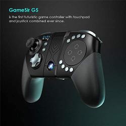 GameSir G5 (New Version) Bluetooth Wireless Game Controller with Trackpad Customizable Buttons for Android Smartphone/iPhone for PUBG MOBA Games