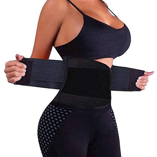 VENUZOR Waist Trainer Belt for Women - Waist Cincher Trimmer - Slimming Body Shaper Belt - Sport Girdle Belt (UP Graded)