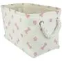 DII Bone Dry Small Rectangle Pet Toy and Accessory Storage Bin, 14x8x9", Collapsible Organizer Storage Basket for Home Décor, Pet Toy, Blankets, Leashes and Food-Rose Pink Bone DII Bone Dry Small Rectangle Pet Toy and Accessory Storage Bin, 14x8x9", Collapsible Organizer Storage Basket for Home Décor, Pet Toy, Blankets, Leashes and Food-Rose Pink Bone