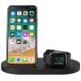Belkin F8J235ttBLK Boost Up Wireless Charging Dock (Apple Charging Station for Iphone + Apple Watch + USB Port) Apple Watch Charging Stand, iPhone Charging Station, iPhone Charging Dock (Black)