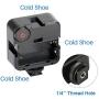 ULANZI W49 Pocket LED Video Light with 3 Cold Shoe Mounts 49 LED Bulbs Vlog Photo Fill Light on Camera for DJI OSMO Pocket Sony A6400 A6300 Canon DSLR Cameras Wedding Interview Macrophotography