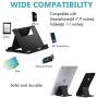 COOLOO Adjustable Cell Phone Stand for Desk, 4 Pack Smartphone Tablet Stand, Universal Foldable Multi-Angle Pocket Desktop Mobile Phone Holder (Multi-Colored)