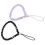 zdyCGTime Cell Phone Lanyard Strap Bling Crystal Beads Hand Wrist Lanyard Strap String for Cell Phone Camera Purse MP3 MP4 iPod PSP Keychain (2 Packs)(17cmBlack&Purple) zdyCGTime Cell Phone Lanyard Strap Bling Crystal Beads Hand Wrist Lanyard Strap String for Cell Phone Camera Purse MP3 MP4 iPod PSP Keychain (2 Packs)(17cmBlack&Purple)