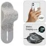 MOMOSTICK_MULTI BAND: Phone Grip/Stand/Holder | Phone Accessories | Phone Handle | Phone Strap | Finger Grip for All Smartphones, Pearl Glitter - Silver MOMOSTICK_MULTI BAND: Phone Grip/Stand/Holder | Phone Accessories | Phone Handle | Phone Strap | Finger Grip for All Smartphones, Pearl Glitter - Silver