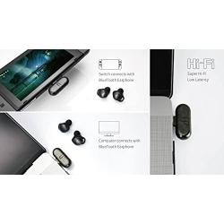 Route+ Bluetooth Wireless Audio Headphone Speaker Transmitter USB Type-C Adapter Transmitter and Transceiver for NS Switch