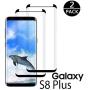 Galaxy S8 Plus Screen Protector [2-Pack], Tempered Glass Screen Protector [Full Coverage][Case-Friendly][No Bubbles][Easy to Install] Screen Protector Compatible with Samsung Galaxy S8 Plus
