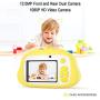 Maidream Kids Camera Web Cam with MIC for Girls Boys 4-9 Years Old, 12.0MP Selfie Photo Video Camera, Children Mini Shockproof Digital Cameras with 16GB SD Card for Birthday Indoor Outdoor Play