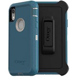 OtterBox DEFENDER SERIES SCREENLESS EDITION Case for iPhone Xr - Frustration Free Packaging - BIG SUR (PALE BEIGE/CORSAIR)