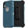 OtterBox DEFENDER SERIES SCREENLESS EDITION Case for iPhone Xr - Frustration Free Packaging - BIG SUR (PALE BEIGE/CORSAIR)