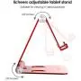 Adjustable Cell Phone Stand, licheers Multi-Angle Cell Phone Holder, Cradle, Dock, Stand Compatible with Nintendo Switch, Phone 11 Pro Xs Max Xr X 8 7 6 6s Plus and 4-7 Inch Devices (Red) Adjustable Cell Phone Stand, licheers Multi-Angle Cell Phone Holder, Cradle, Dock, Stand Compatible with Nintendo Switch, Phone 11 Pro Xs Max Xr X 8 7 6 6s Plus and 4-7 Inch Devices (Red)