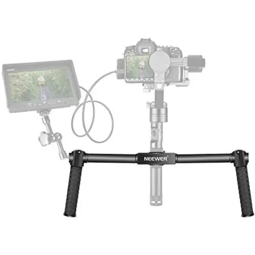 Neewer Dual Hand Grip for Neewer Crane M Zhiyun Crane M 3 Axis Hand Stabiliser Non-Slip Durable Camera Gimbal Space Aluminium Alloy Black Neewer Dual Hand Grip for Neewer Crane M Zhiyun Crane M 3 Axis Hand Stabiliser Non-Slip Durable Camera Gimbal Space Aluminium Alloy Black