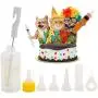 Pet Feeding Bottle Can Squeeze Liquid Feeding Kit and Replacement Mini Nipples for Kitten Puppy Small Animals Feeding Tool