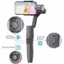 FY FEIYUTECH Feiyu Vimble 2 Stable Selfie Stick Travel Gimbal Handheld Stabilizer Built-In Extender for Smartphone Like iPhone X 8 Plus 7 6 SE Samsung Galaxy S9+ S9 S8+ S8 Note 8 S7 S6 Q2 edge Grey