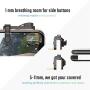 [ELITE Edition]Leuna Mobile Game Controller L1R1 Game Triggers Fire and Aim Buttons for PUBG for Fortnite for iPhone SE 6 7 8 X Xs XR/Samsung Note 8 9 S7 S8 S9 C8 C9 A8s A9s