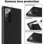 [4 Pack] TOCOL for Samsung Galaxy Note 20 [2 Pack] TPU Screen Protector and [2 Pack] Tempered Glass Camera Lens Protector HD Clear Bubble Free Case Friendly